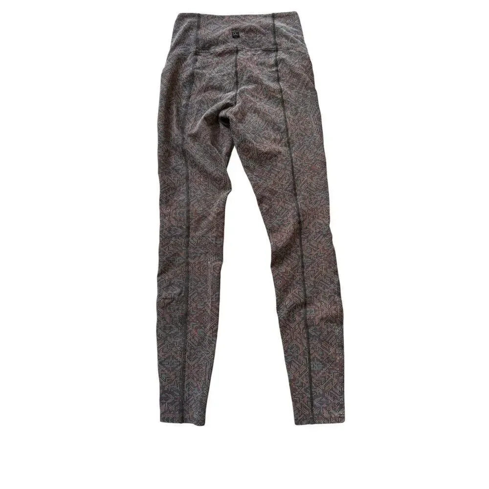 Prana Women's Dark Iron Mosaic Bohemia Hill Leggings Size XS